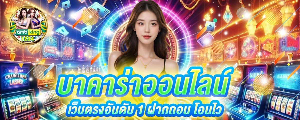 เว็บตรง บา คา ร่าฝากถอน ไม่มี ขั้นต่ำ 1 บาท ก็ ถอนได้ - แบนเนอร์โปรโมชั่น