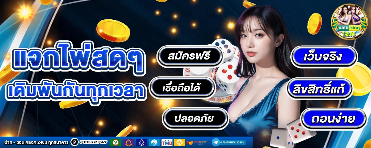 รวมเว็บคาสิโนออนไลน์ - แบนเนอร์โปรโมชั่น