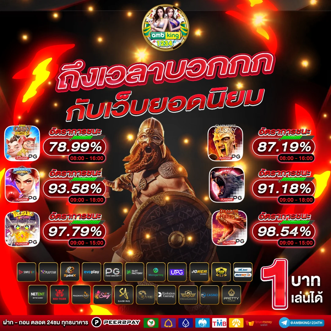 เว็บ เกม สล็อต - แบนเนอร์โปรโมชั่น